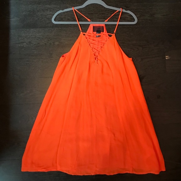 H&M Orange Criss-Cross Minidress - Picture 5 of 8